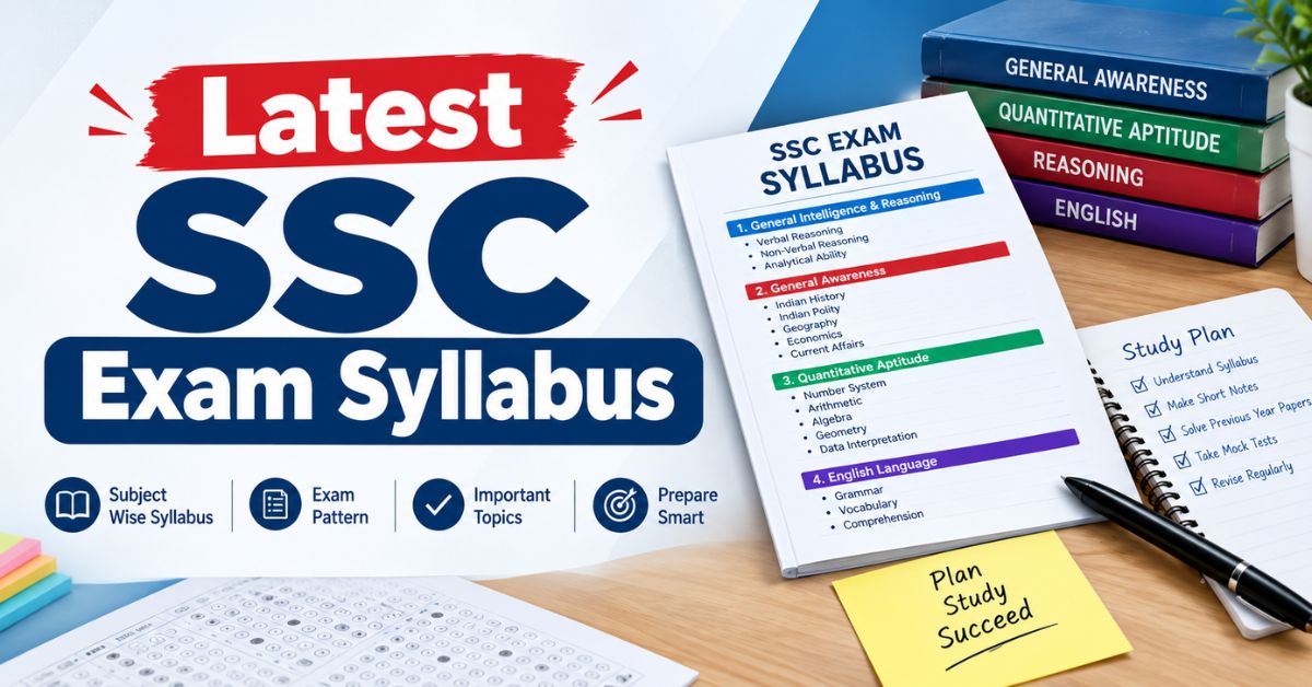 SSC Exam Syllabus