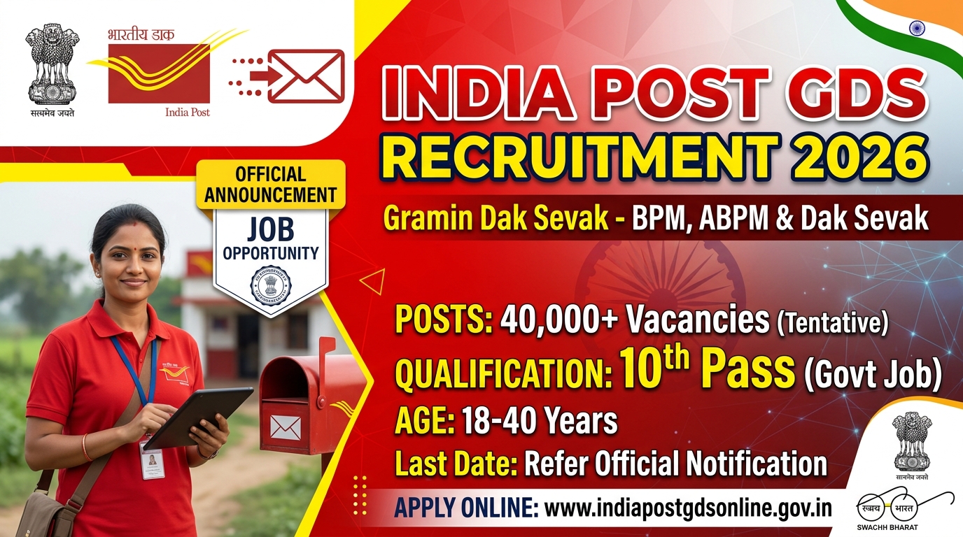India Post GDS Recruitment 2026